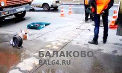 Демонтаж "лежачих полицейских" с наб. Леонова в Балаково