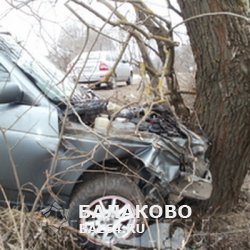 ДТП на набережной Леонова, ВАЗ 2112 врезался в дерево