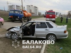 В Балаково на Саратовском шоссе произошло ДТП